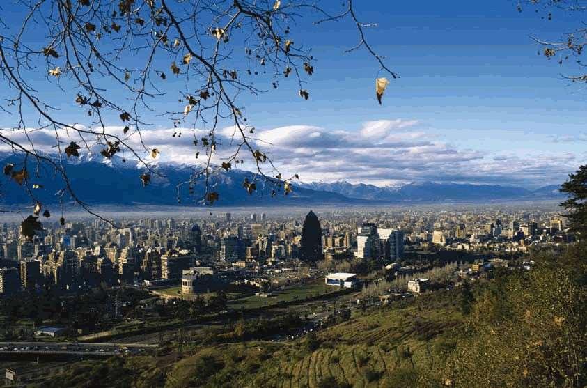 Nh Collection Plaza Santiago Hotel Екстериор снимка View of Santiago skyline from the park
